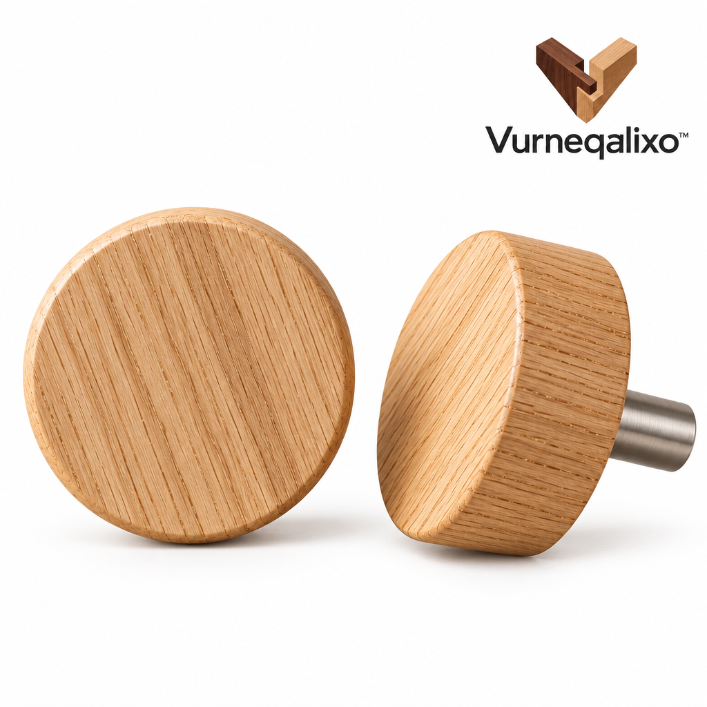 Vurneqalixo™ Oak-Tone Cabinet Knobs — Set of 2 — view 4