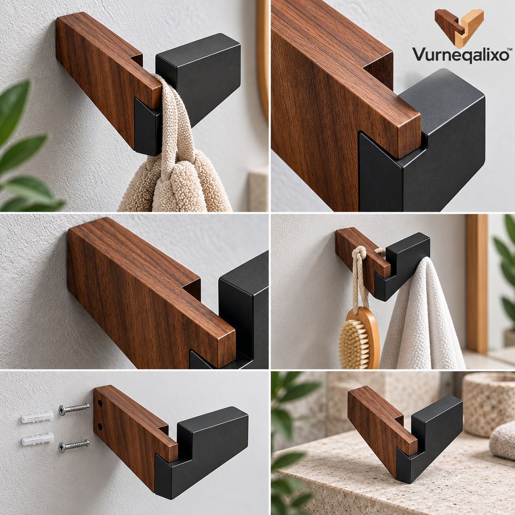 Vurneqalixo™ Joinery Wall Hooks — Set of 2 — view 3
