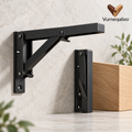 Vurneqalixo™ Folding Shelf Brackets — Pair — view 1