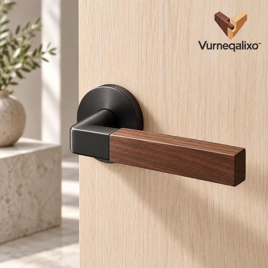 Vurneqalixo™ Wood-Accent Door Lever — view 1