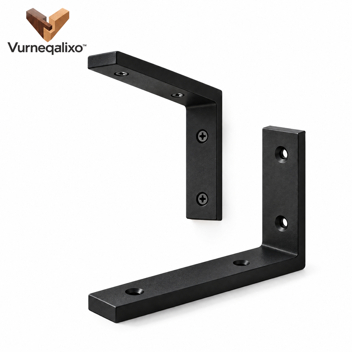Vurneqalixo™ Minimal Shelf Brackets — Pair — view 4