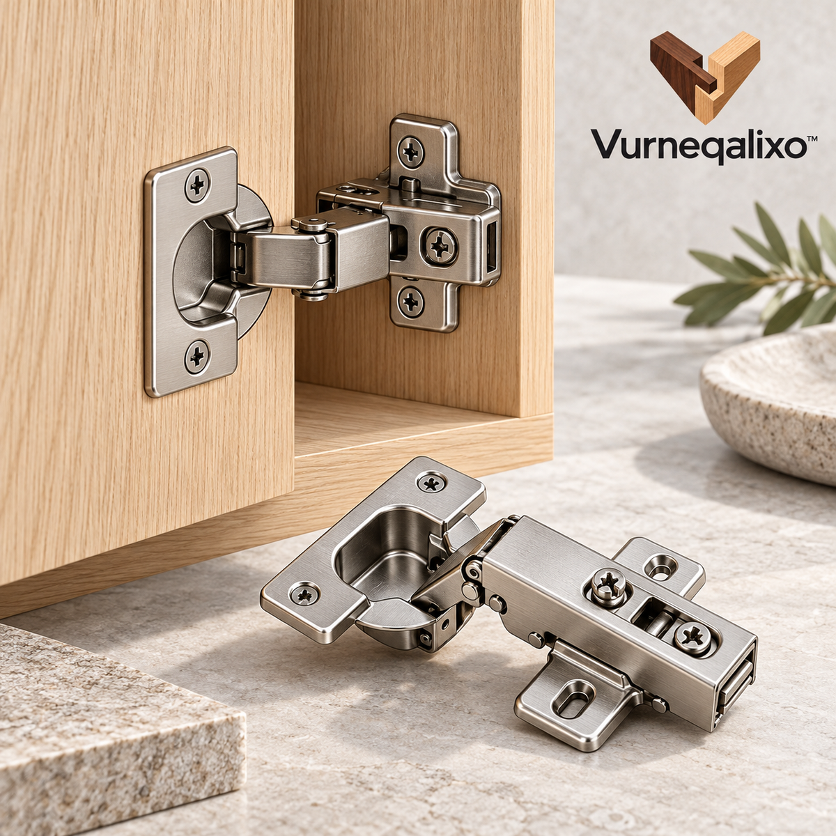 Vurneqalixo™ Concealed Cabinet Hinges — Pair — view 1