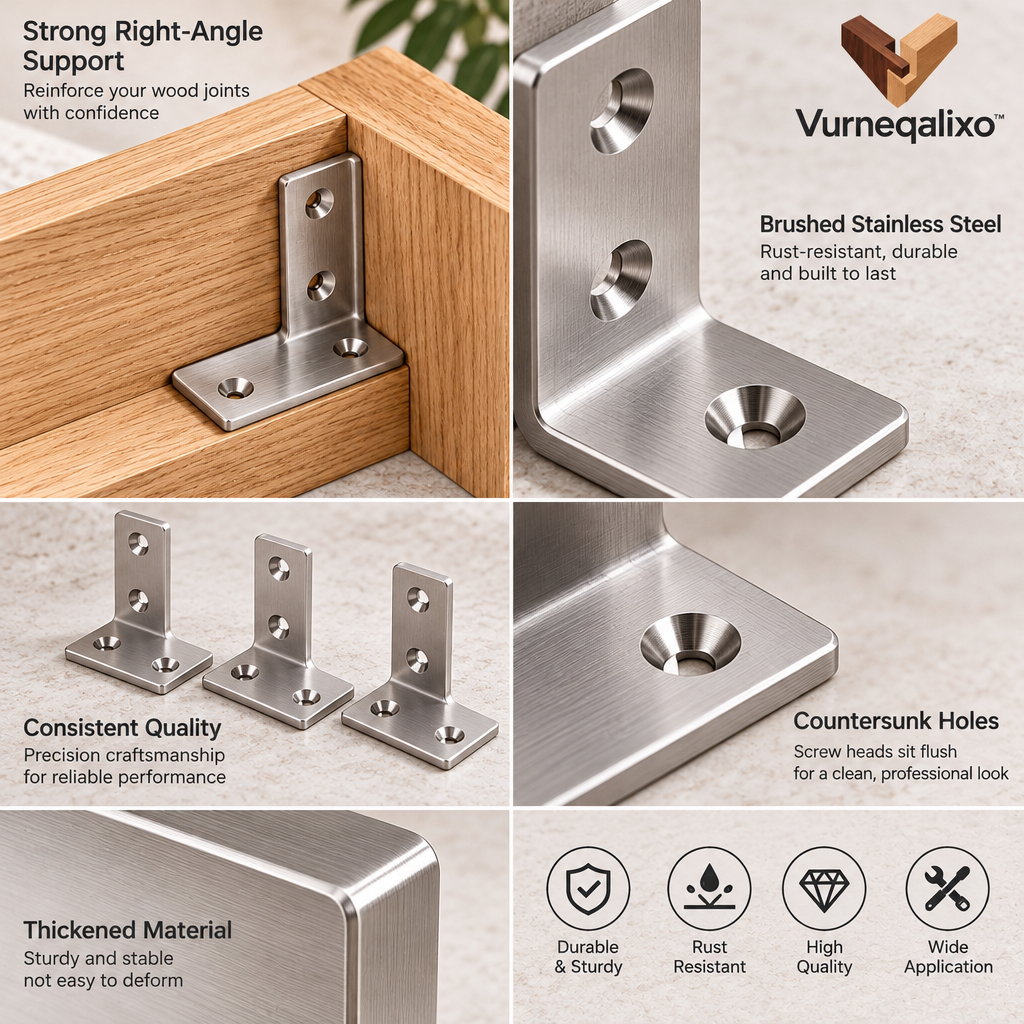 Vurneqalixo™ Furniture Corner Braces — Set of 4 — view 3