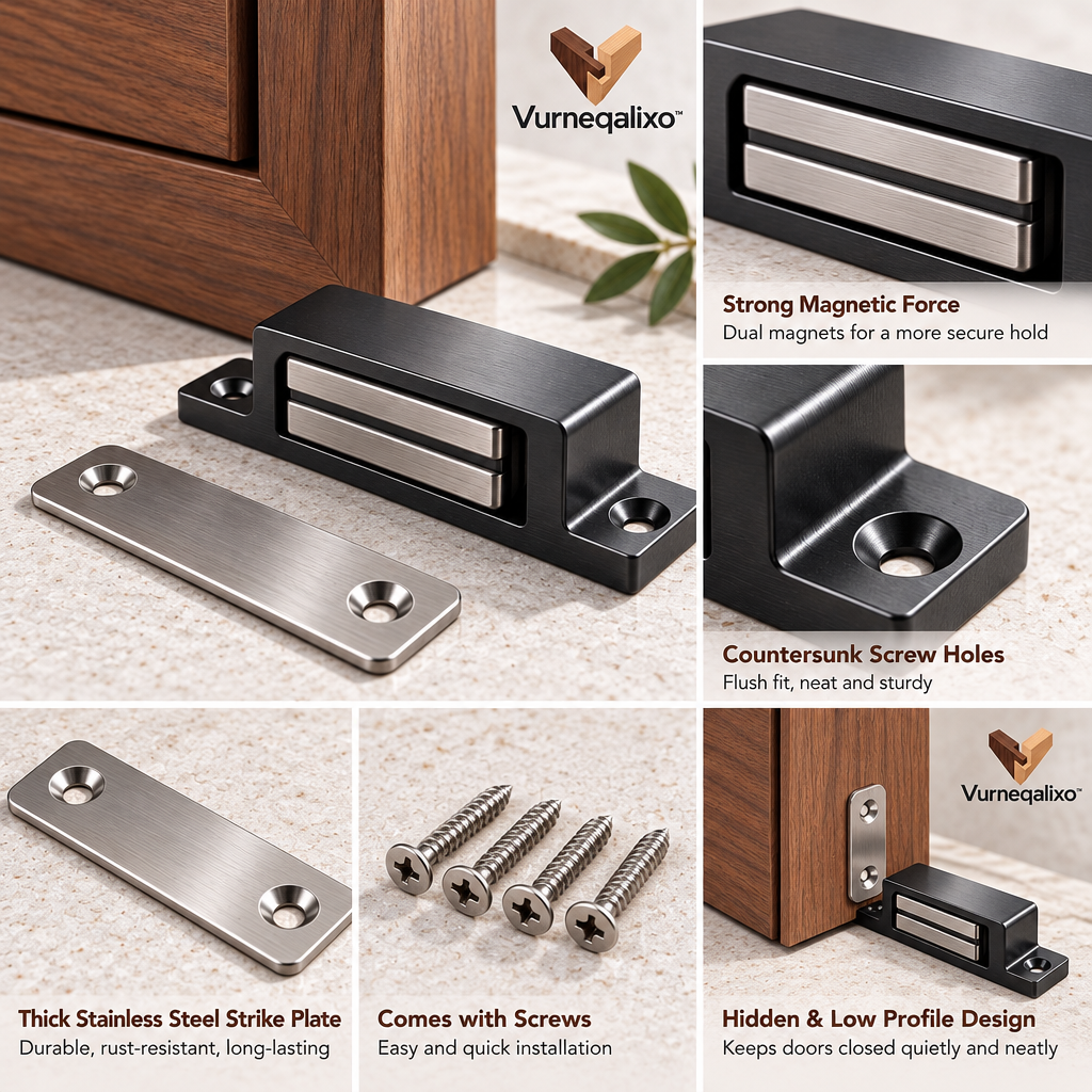 Vurneqalixo™ Magnetic Cabinet Catch — view 3